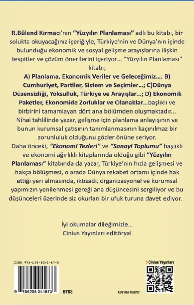Yürütme Kurulu üyemiz Sn.R.Bülend Kırmacı’nın “Yüzyılın Planlaması” isimli yeni kitabı okuyucunun ilgisine sunuldu.
2022’nin planlı ve kamucu ekonomik gelişmeler getirmesi ümidiyle 